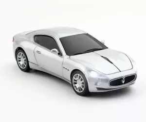 Official MASERATI GRANTURISMO GT Sports Car Wireless Computer Mouse - Silver - Picture 1 of 4