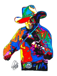 Charlie Daniels Singer Fiddle Southern Rock Music Poster Print Wall Art 8.5x11  - Picture 1 of 4