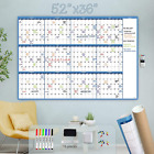Large Dry Erase Wall Calendar - 52?X36? - Blank Undated Yearly Calendar - Whi...