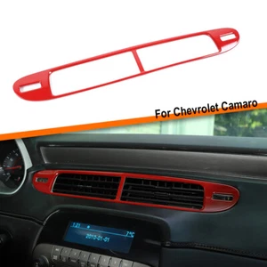 Central Air Vent Outlet Cover Trim For 2011-15 Chevrolet Camaro Red Accessories - Bild 1 von 9