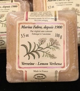 Marius Fabre, Verveine- Lemon Verbena Soap 3.5oz / 100g Bar - Picture 1 of 1