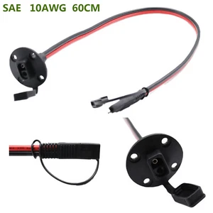 Cable de panel solar resistente a la intemperie automotriz de conexión rápida de 10 AWG SAE a 2 pines - Imagen 1 de 9