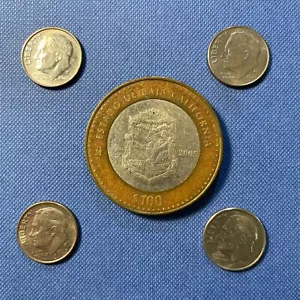 💰1/2 Troy oz Silver Mexican Coin Mexico $100 Pesos 2005 KM#723 Baja California - Picture 1 of 4