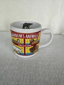 Vtg Barnum's Circus Animals Crackers Ceramic Cup Mug Copco Nabisco Advertisment - Picture 1 of 18
