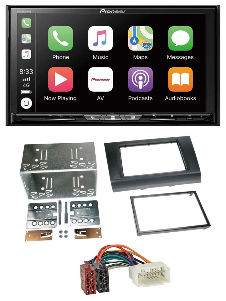 Pioneer 2DIN MP3 USB DAB DVD Bluetooth Autoradio für Suzuki Swift (2005-2010) - Bild 1 von 4