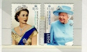 Australia 2022 - Queen Elizabeth II Platinum Jubilee Set of 2 - MNH - Picture 1 of 1