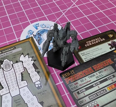 BattleTech GOTHIC + Phoenix Hawk - Laminated Record Sheet and AS Cards - NEW! - Image 1 of 4
