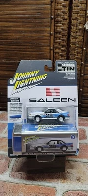 Johnny Lightning 1988 福特野马 GT Saleen 蓝色通用轮胎 — 第 1/4 张图片