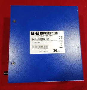 Elinx Rete Interruttore St Fibra 4xRJ45 Industriale Indurito EIR305-1ST din Rail - Picture 1 of 4