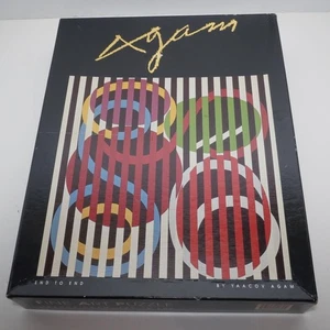 Yaacov Agam Puzzle 500 Teile 18 x 18 End to End Kinetische Kunst mit Poster Israel - Bild 1 von 10