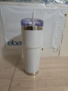 Dunkin Donuts Stainless Steel Tumbler White 32oz Insulated Tumbler - Picture 1 of 6