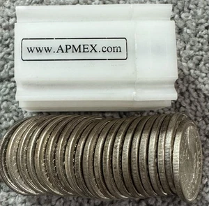 1921-P US Morgan Silver Dollars Roll of 20 Excellent Condition - Picture 1 of 3