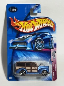 Hot Wheels Kurbel ITZ 4/5 '40er Woody "blau" Made in 2003 NEU! - Bild 1 von 4