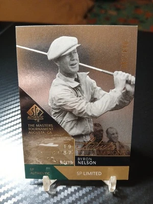 2003 UD SP Authentic Golf Salute to Champions Byron Nelson #73 Gold SP 064/100 - Image 1 of 4