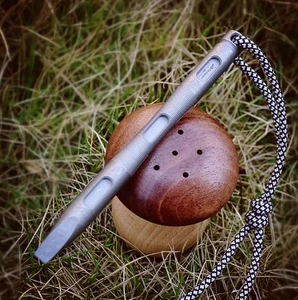 Herramienta de barra de palanca de bolsillo de titanio EDC llavero palanca camping al aire libre multiherramienta - Imagen 1 de 5