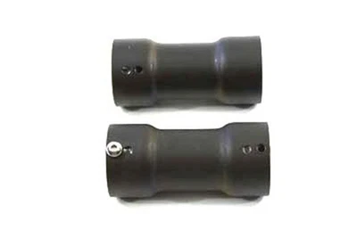 Juego de deflectores de tubo de par de 2-1/4" tipo liso para escapes Harley Davidson Foto 1 de 2