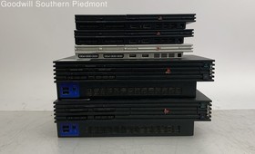 Lot of 5 Sony PlayStation 2 PS2 Video Game Consoles - For Parts or Repair