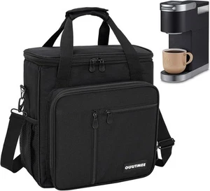 Coffee Maker Carrying Bag Compatible with Keurig K-Mini or Plus, Black - Picture 1 of 7