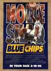 Shaquille O'Neal Autographed Blue Chips Original Movie Poster 1994