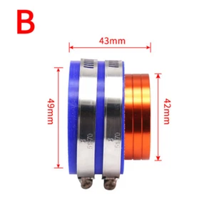 Motorcycle Carburetor Adapter 50mm to 42mm Intake Air Filter Joint Interface - Picture 1 of 8