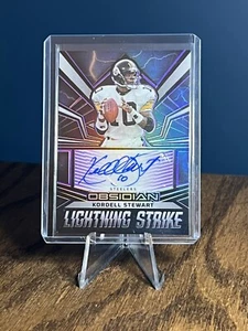 Kordell Stewart 2023 Panini Obsidian Auto Lightning Strike /75 Steelers CLEAN🔥 - Picture 1 of 2