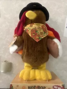 Dan Dee Hop and Bop animiertes Thanksgiving singen Truthahn im Stroh funktioniert NEU! - Bild 1 von 3