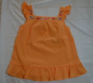 Gymboree FAIRY FASHIONABLE Orange A-line w/Embr Floral Neckline NWT Size 8 - Picture 1 of 3