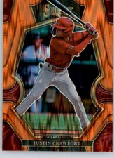 2023 Panini Select ORANGE FLASH PRIZMS Baseball Pick From List 001-150