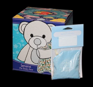 Scentsy Buddy w/ Scent Pak Serena the Sleepy Bear Newborn Nursery Stuffed Animal - Picture 1 of 3