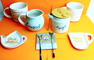 Dolly Parton 8-Piece 'Dolly's Home Collection' Coffee & Tea Set (BLUE) - Picture 1 of 5