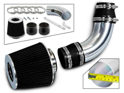 Kit de admisión de aire Ram corta + FILTRO NEGRO PARA 99-03 Suzuki Vitara 1.6L 2.0L L4 Foto 1 de 2