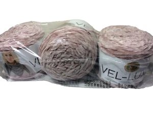 Lion Brand Yarns Vel-Luxe Color “Dusty Pink” 3 Pack - Picture 1 of 2