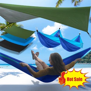 Sonnenschirm Segel Terrassenmarkise Outdoor Garten Baldachin Unterstand Abdeckung/Camping Hängematte - Bild 1 von 48