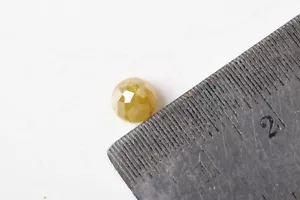 1,05 quilates diamante suelto redondo natural corte rosa 5,66 mm diamante amarillo corte rosa DB16 - Imagen 1 de 7