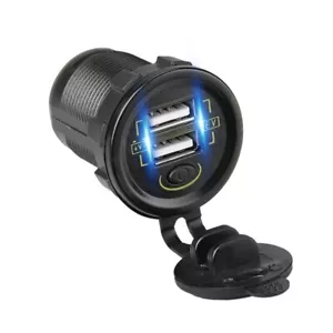 Handlebar Dual USB Ebike Charger Socket for 36V 48V 60V 72V 100V Ebike - Picture 1 of 12