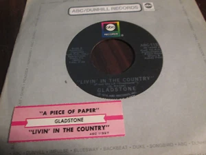 Gladstone - A Piece of Paper w/ Jukebox Strip - Picture 1 of 2