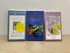 Bethany House Christian Audiobook Lot Cassette 2 Brand New, Janette Oke Beverly - Foto 1 di 7