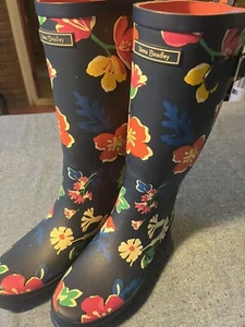 Vera Bradley blau bunt Santiago Blumen Regenstiefel Damen 7 Whimsigoth - Bild 1 von 7