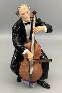 Vintage 1959-67 Royal Doulton “The Cellist” HN2226 Bone China (Rare) Figurine - Picture 1 of 12