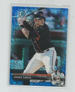 2017 Bowman Chrome ARAMIS GARCIA Blue Shimmer Refractor - Picture 1 of 1