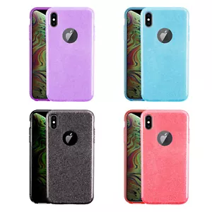 Für iPhone XR /XS /XS Max Stoßfest Glitzer Bling Luxus Weich Schutzhülle - Bild 1 von 31
