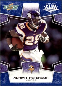 2008 Score Super Bowl XLIII Blue Football Card Pick (Inserts) 1-279