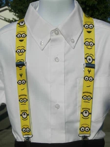Toy Story Suspenders - Yellow Cartoon Suspenders - Boys Suspenders - Small Size - Picture 1 of 3