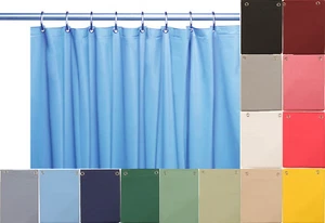 10 Mil Heavy Duty Vinyl Shower Curtain Liner with Metal Grommets size 70 x 72" - Picture 1 of 82