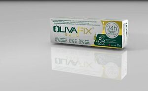 Prothesenhaftcreme OlivaFix Gold - gesunde Zahnprothesen Haftcreme Haftmittel