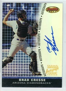 2001Bowman's Best On-Card Autograph BRAD CRESSE Rookie #BBA-BC - Picture 1 of 2