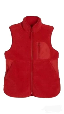  Mujeres Maurice’s Teddy Sherpa Chaleco Bolsillo Rojo Talla 2x Totalmente Nuevo  Foto 1 de 4