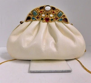 Borsa a tracolla Finesse La Model bianca Karung multigioiello pochette - Foto 1 di 7