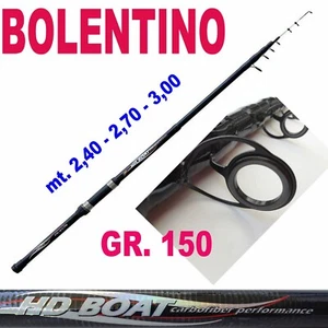 canna da pesca bolentino telescopica 80-150 gr mare barca fragolino orata - Foto 1 di 1