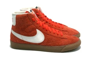 Nike Blazer Mid Suede Vintage Pink Gum Basketball Shoes [518171-801] Women's 7 - Picture 1 of 9